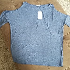 Splendid Cold Shoulder Shirt Size M